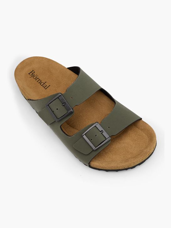 Björndal Chinelo com palmilha alta Azeitona 32166 2