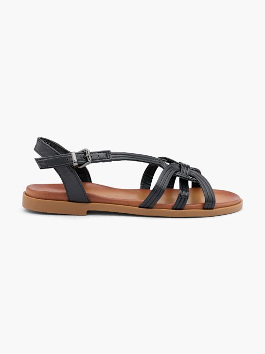 Graceland Sandal Sort 32558 1
