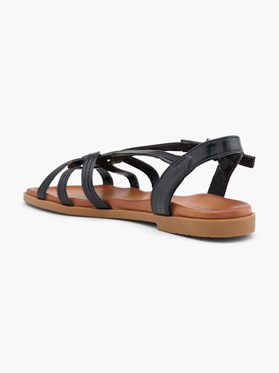 Graceland Sandal Sort 32558 3