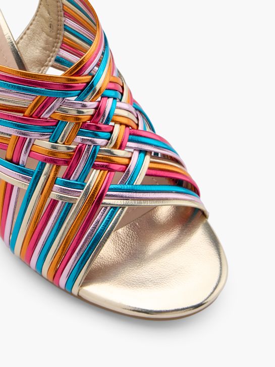 Graceland Højhælet sandal Guld 37328 2