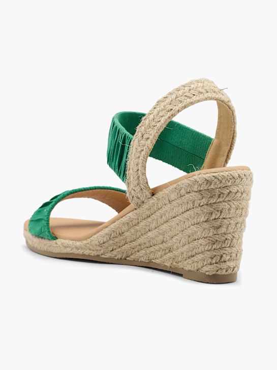 Claudia Ghizzani Højhælet sandal Grøn 37331 3