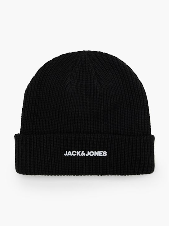 JACK & JONES Зимна шапка Черен 39122 1