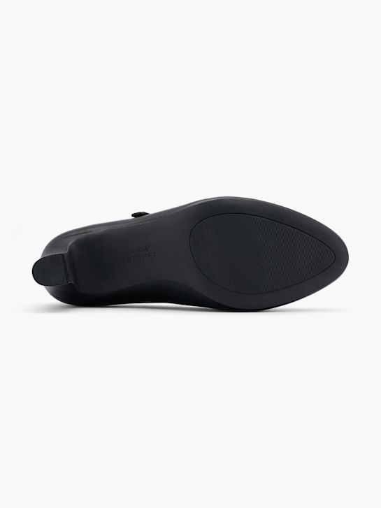 Easy Street Sapato de salto com fivela preto 39854 4