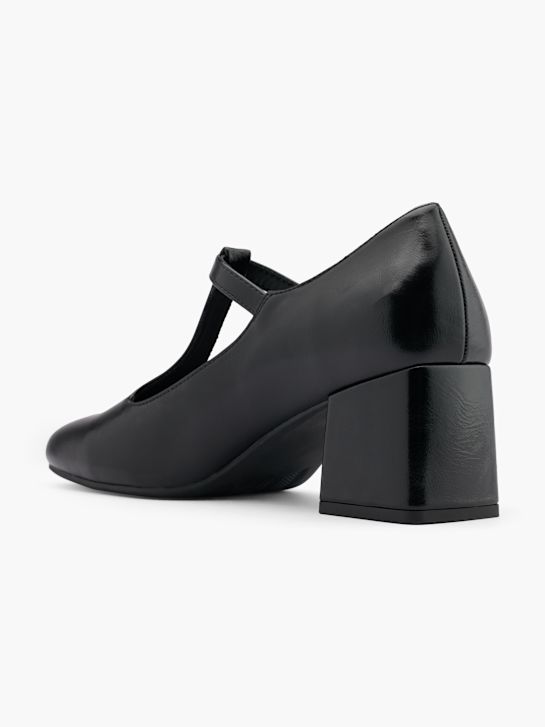 Catwalk Lodičky s remienkom Čierna 41525 3
