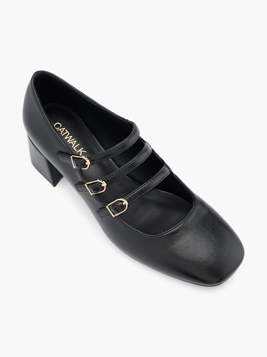 Catwalk Spangenpumps Schwarz 41603 2
