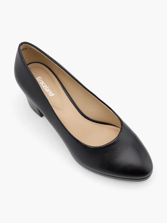 Graceland Escarpins Noir 41604 2