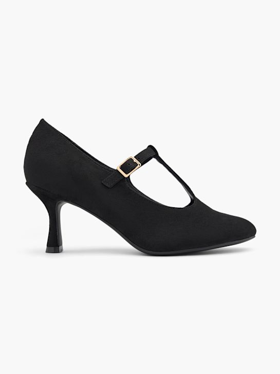 Catwalk Lodičky s řemínkem Černá 41607 1