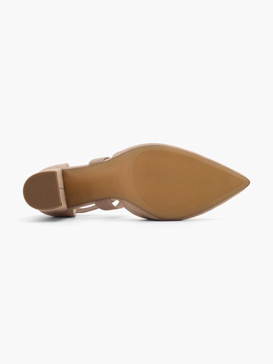 Graceland Spangenpumps Taupe 41609 4