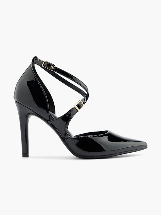 Catwalk Décolleté con fibbia Nero 41615 1
