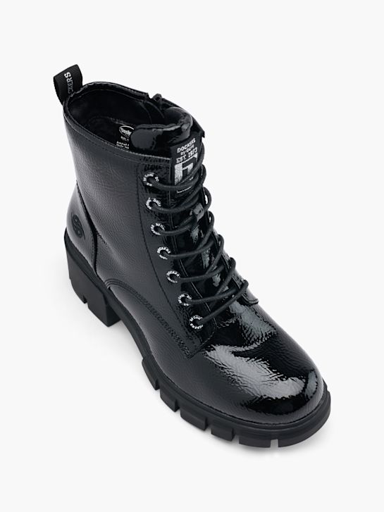 Dockers Боти с връзки Черен 43293 2