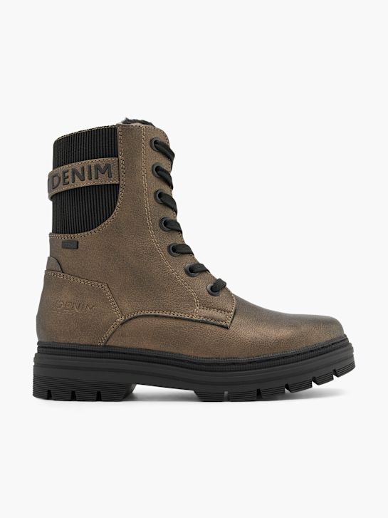 TOM TAILOR Čizme s vezicama Smeđa 43734 1