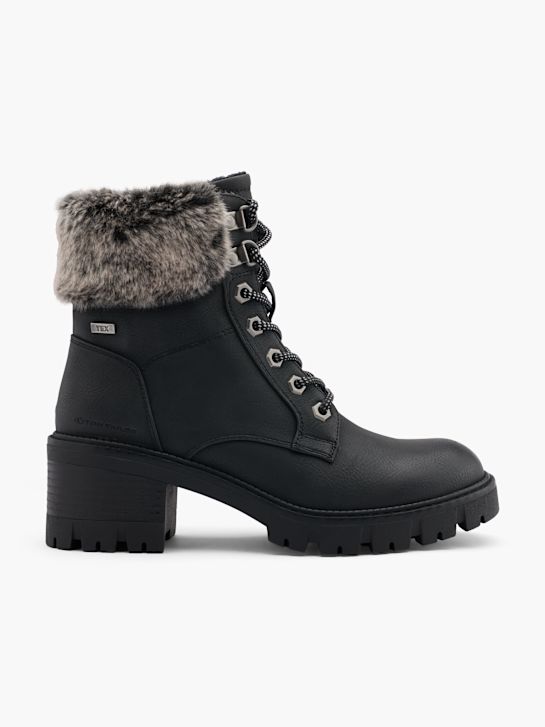 TOM TAILOR Schnürstiefelette Schwarz 43735 1