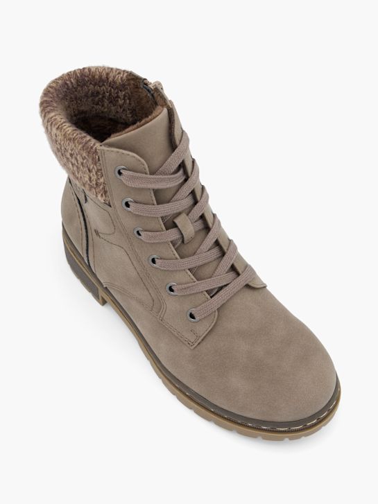 Easy Street Bottes à lacets Taupe 44434 2
