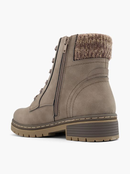 Easy Street Bottes à lacets Taupe 44434 3
