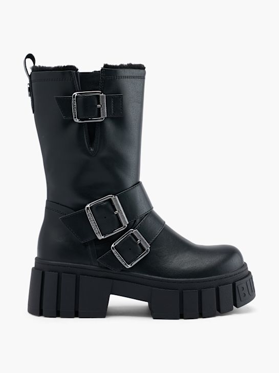 Buffalo Biker Boots Schwarz 44455 1