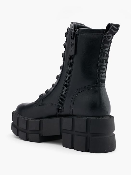 Buffalo Bottes à lacets Noir 44470 3