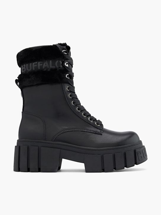 Buffalo Bottes à lacets Noir 44471 1