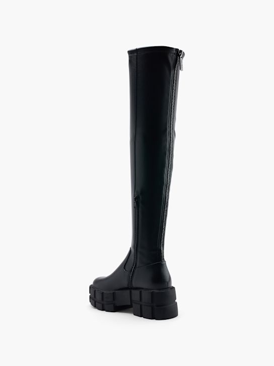Buffalo Overknee støvle Sort 44495 3