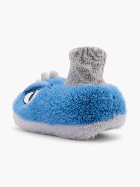 Vty Plüsch-Hausschuh Blau 44883 3