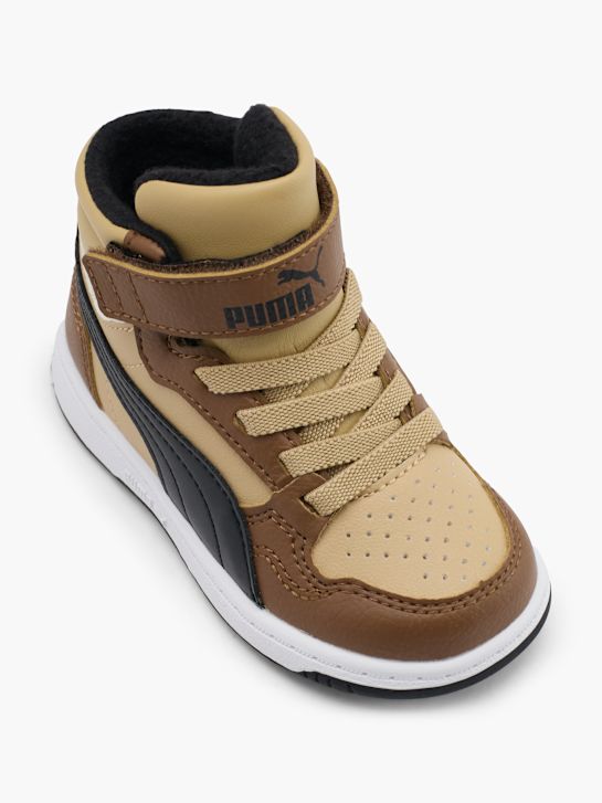 PUMA Sportbačiai aukštu aulu Smėlinė 45117 2