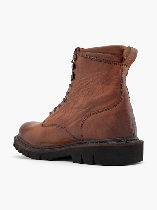 AM SHOE Schnürboots Braun 46369 3
