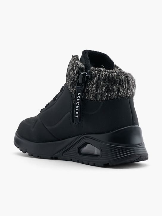 Skechers Боти с връзки Черен 46365 3