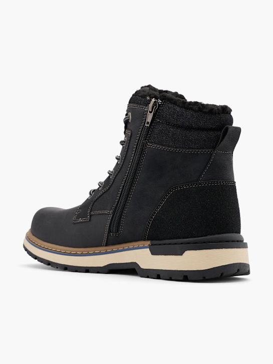 AM SHOE Šněrovací boty Černá 46636 3