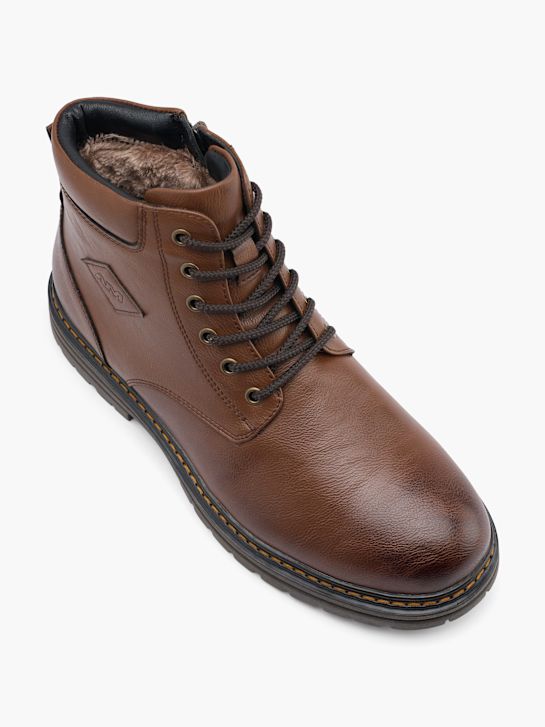 AM SHOE Schnürboots Braun 46632 2