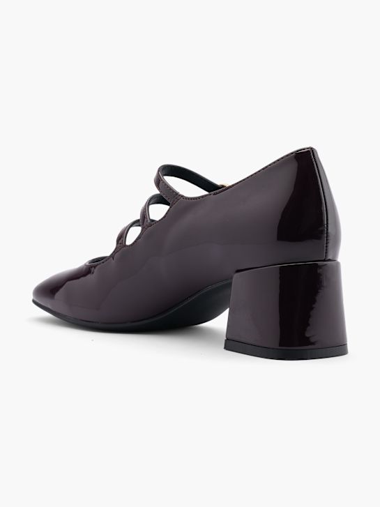 Catwalk Csatos körömcipő bordó 46611 3