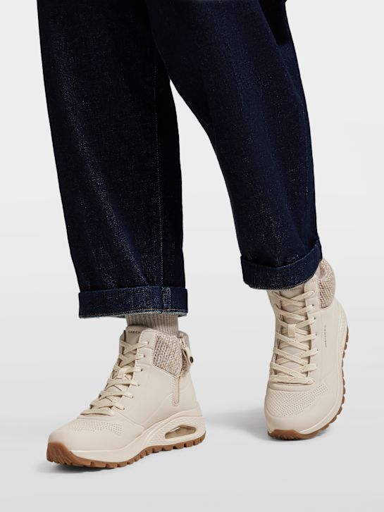 Skechers Magas szárú sneaker bézs 46755 5