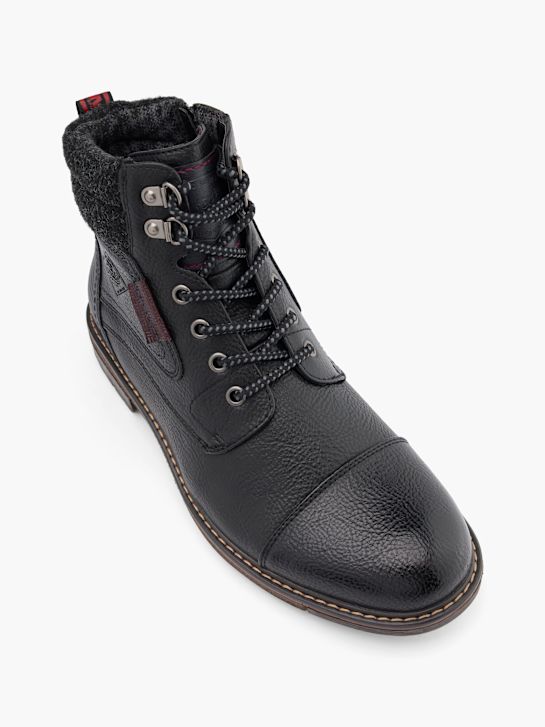 AM SHOE Schnürstiefelette Schwarz 46890 2