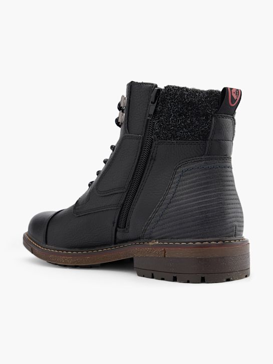AM SHOE Боти с връзки Черен 46890 3
