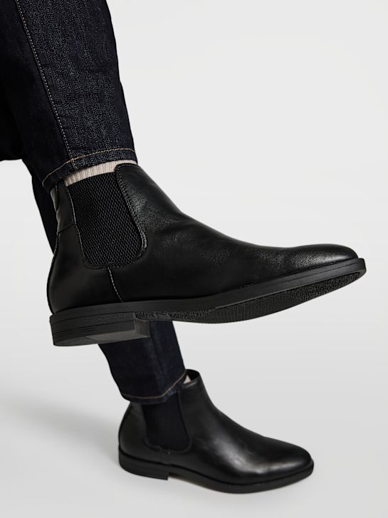 AM SHOE Chelsea boty Černá 46899 5