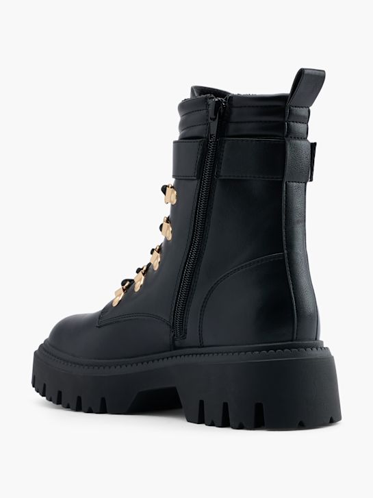 Catwalk Bota com cordões Preto 46914 3