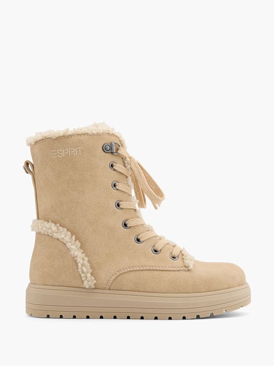 ESPRIT Bottes à lacets Beige 47000 1