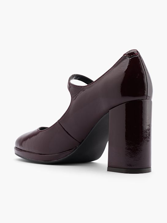 Catwalk Décolleté con fibbia Rosso scuro 47542 3