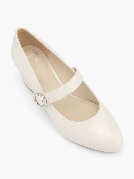 Catwalk Csatos körömcipő fehér 47595 2