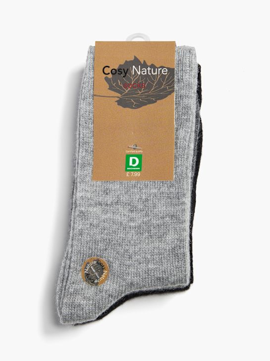 Cosy Nature Strumpor Grå 47622 1