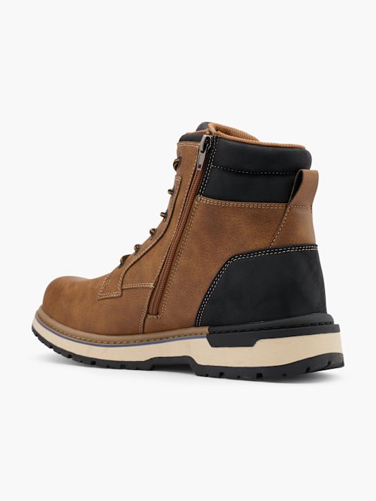 AM SHOE Schnürboots Braun 47583 3