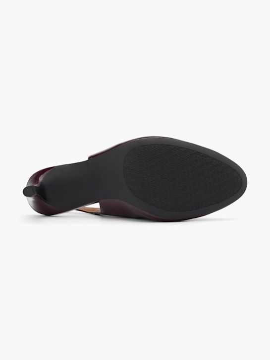 Graceland Slingback salonke Bordo 47699 4