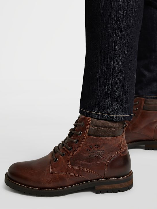 AM SHOE Botki sznurowane Brązowy 47849 5
