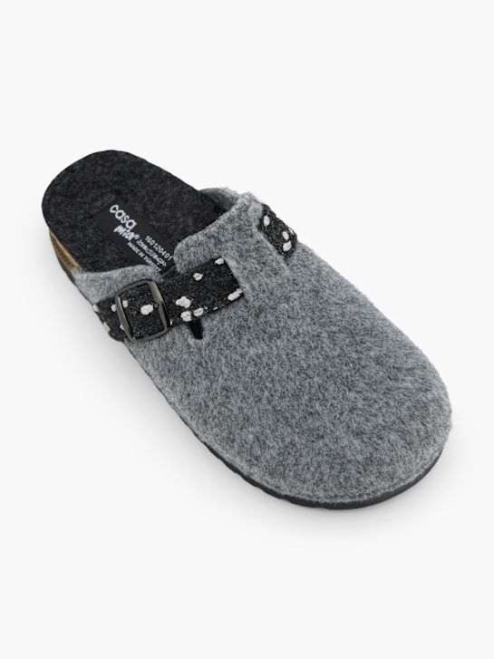 Casa mia Zárt házicipő szürke 48001 2