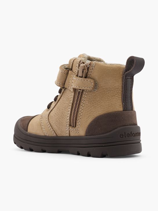 elefanten Bottes à lacets Beige 48616 3