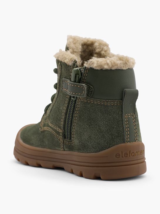 elefanten Bottes à lacets Olive 48606 3