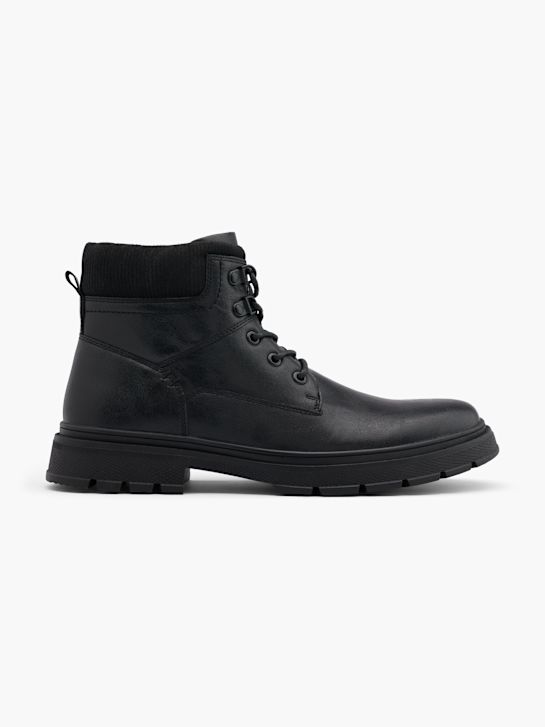AM SHOE Šnurovacia obuv Čierna 48946 1