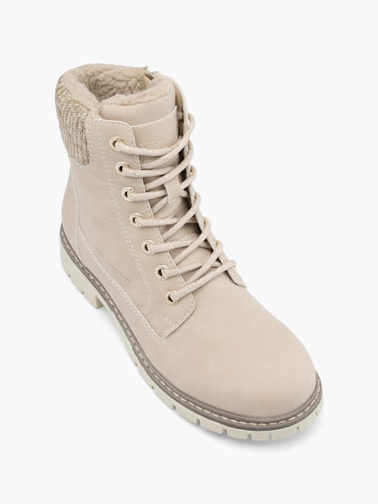 TOM TAILOR Schnürboots Beige 49176 2