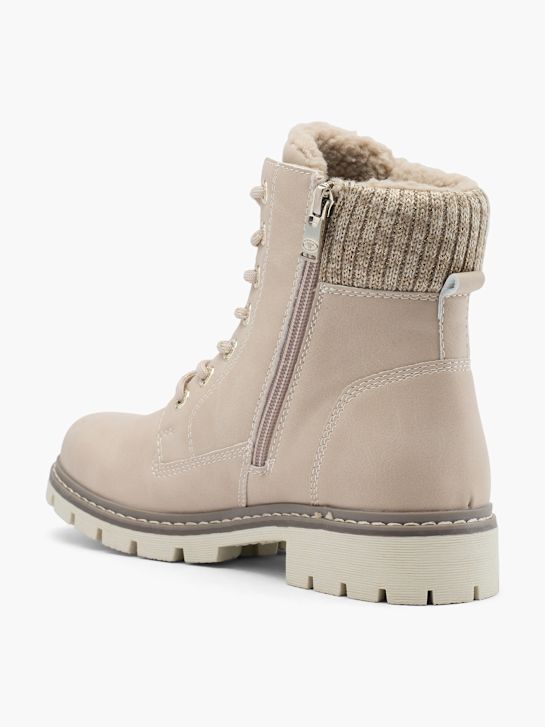 TOM TAILOR Schnürboots Beige 49176 3