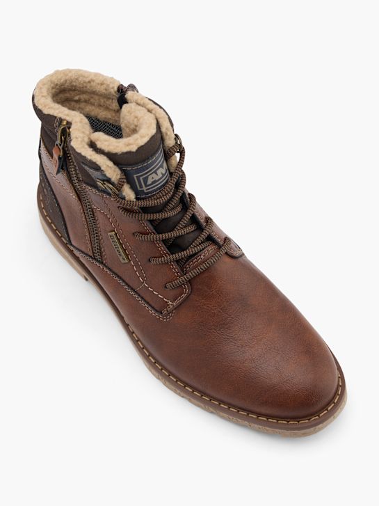 AM SHOE Schnürboots Braun 49205 2