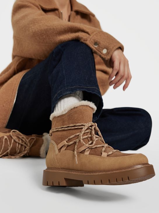 Catwalk Bota com cordões Castanho 51812 5
