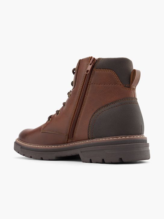 AM SHOE Боти с връзки Кафяв 52098 3